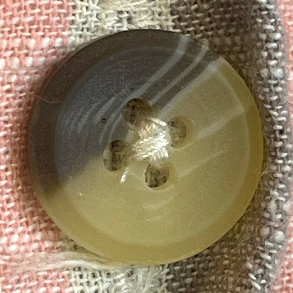 Mlle Gabrielle Vertical Striped Shirt Dress Sz XL Button Up Spring Easter Colors - Picture 8 of 15